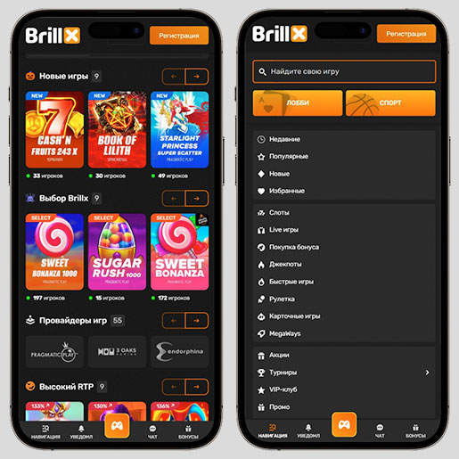 Интерфейс приложения